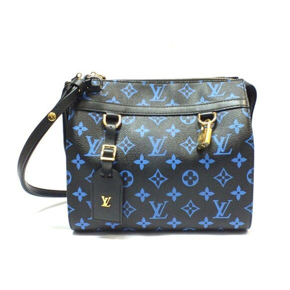Louis Vuitton Colored Monogram Speedy Amazon PM Blue Black - Picture 1 of 6